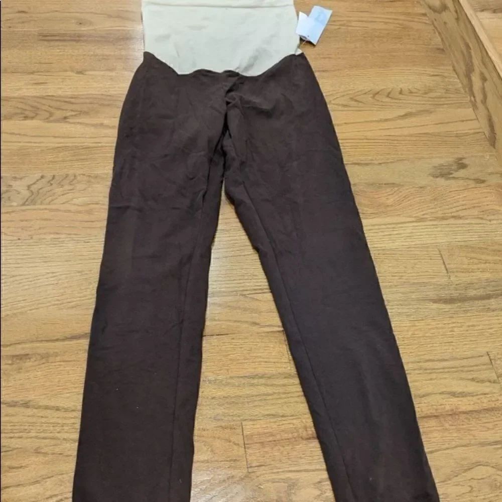 New Motherhood Maternity Secret Fit brown Legging